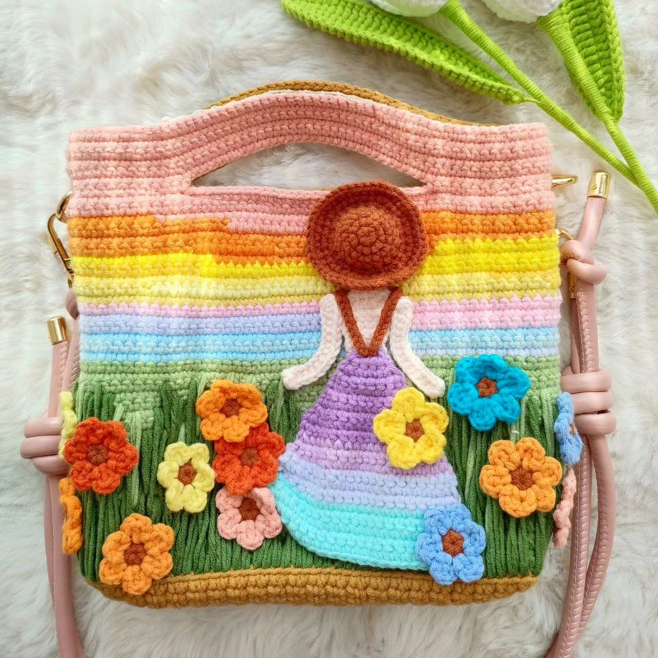 Four Seasons Crochet Bag Collection 🌈 | Spring/Summer/Fall/Winter Landscape Patterns product image (3)