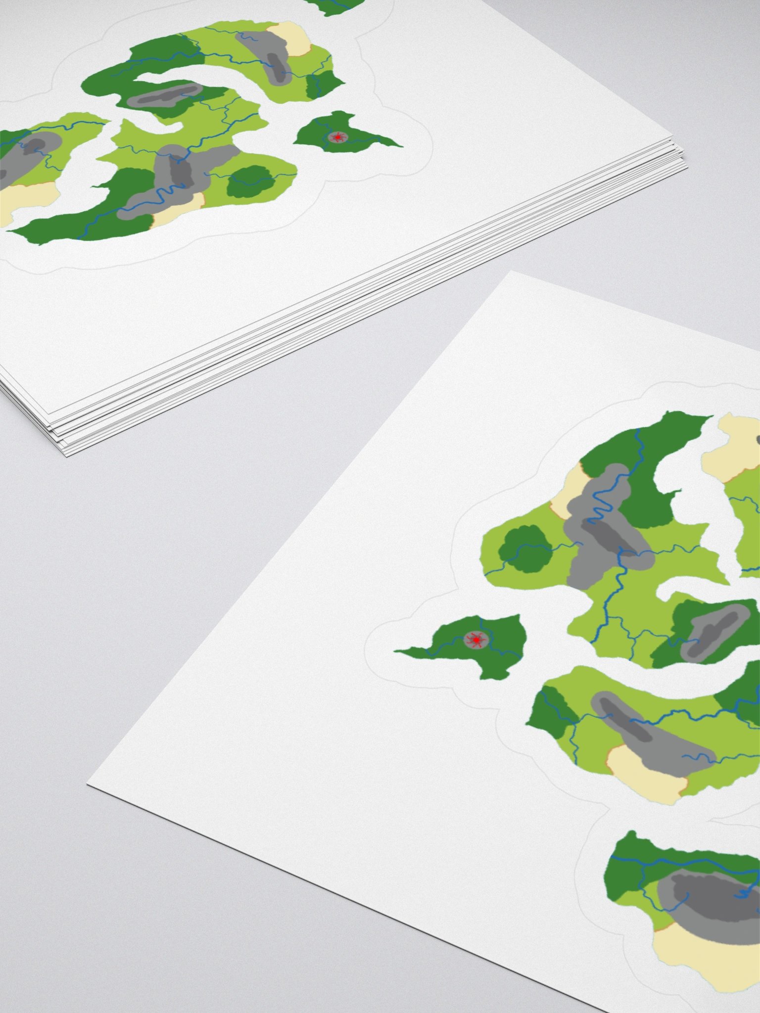 Demetheria Geographical Map Sticker product image (4)