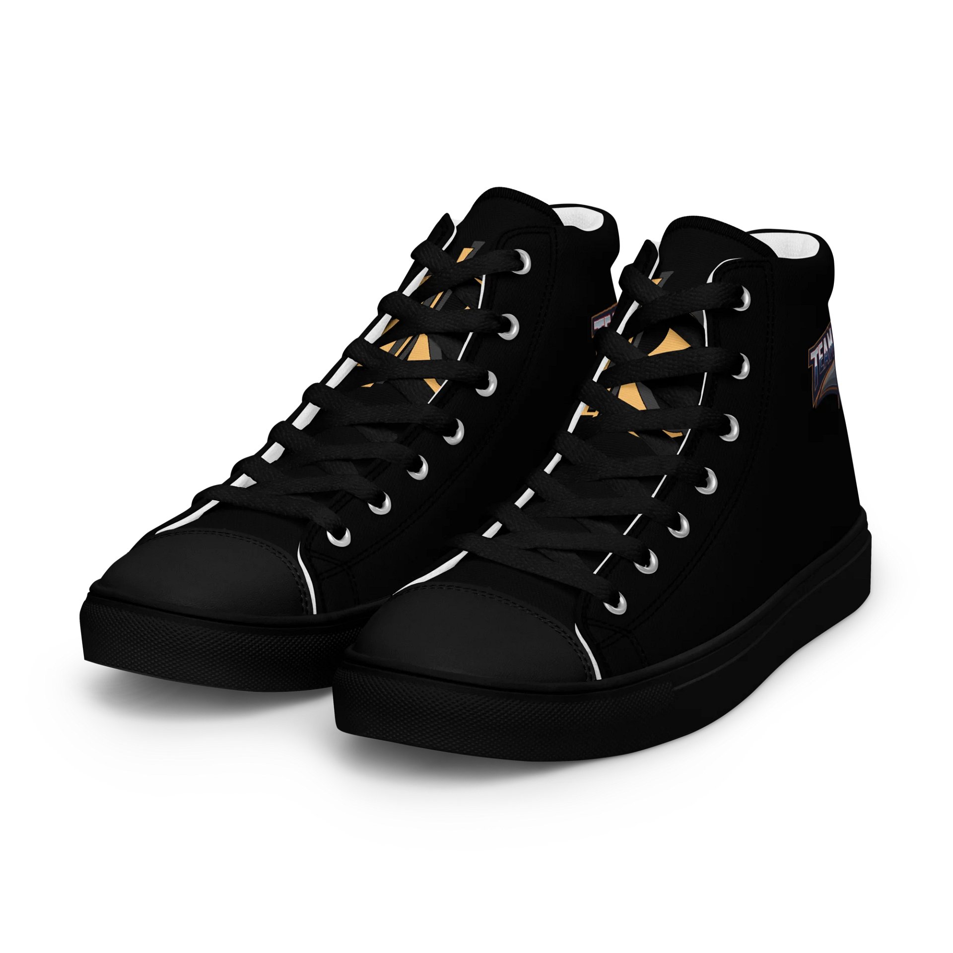 Team K (V-2) Women's High Top Canvas Shoes product image (6)