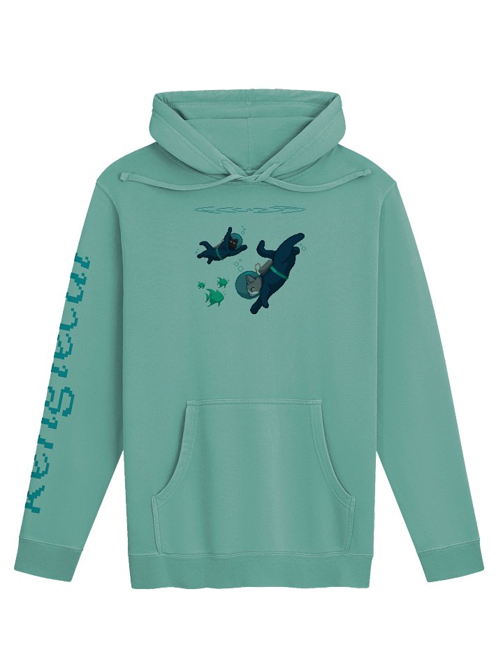 ｡° deep dive hoodie ~ light aqua °｡ product image (1)