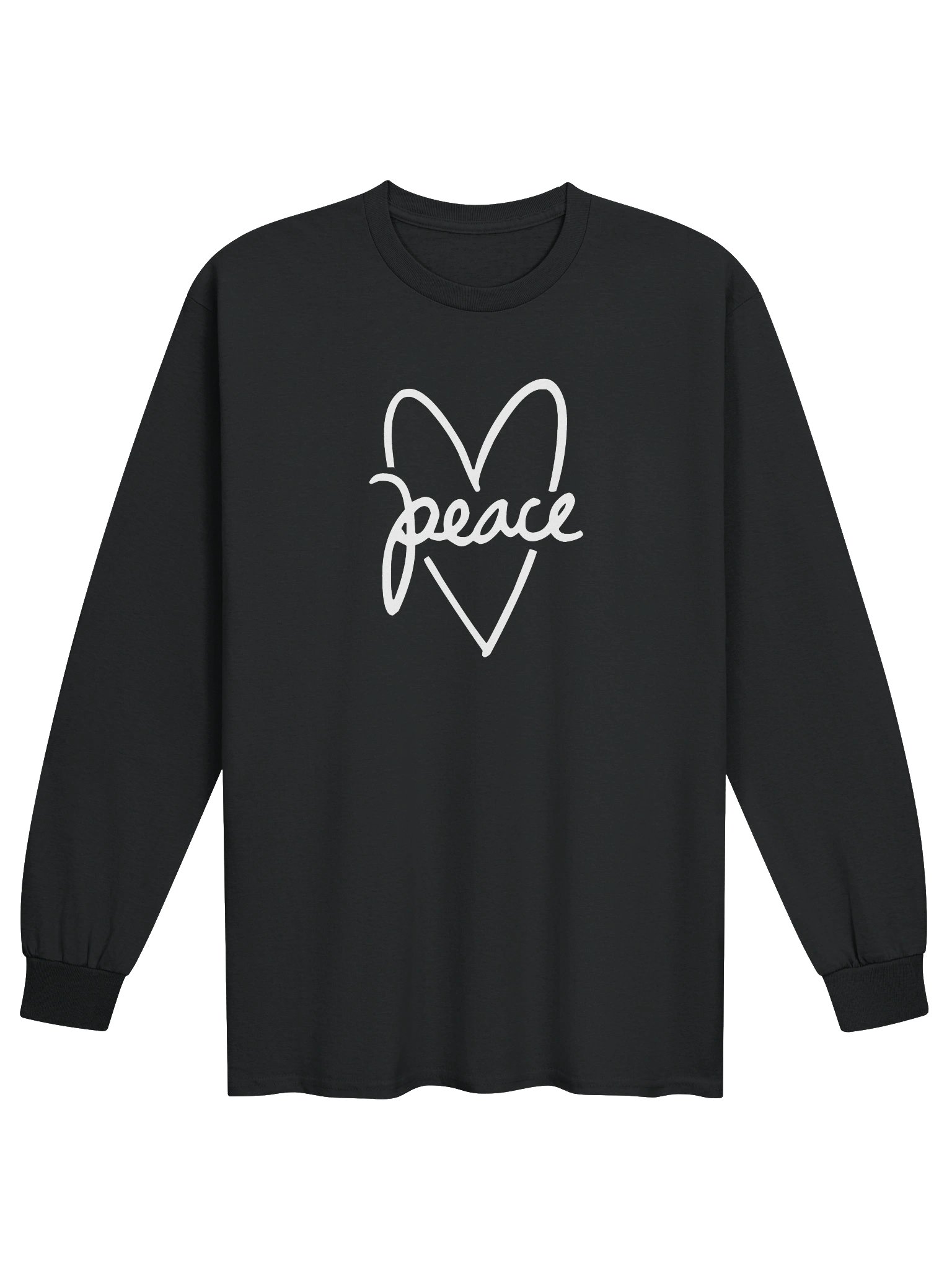 Peace Heart Long-Sleeve T-Shirt product image (1)