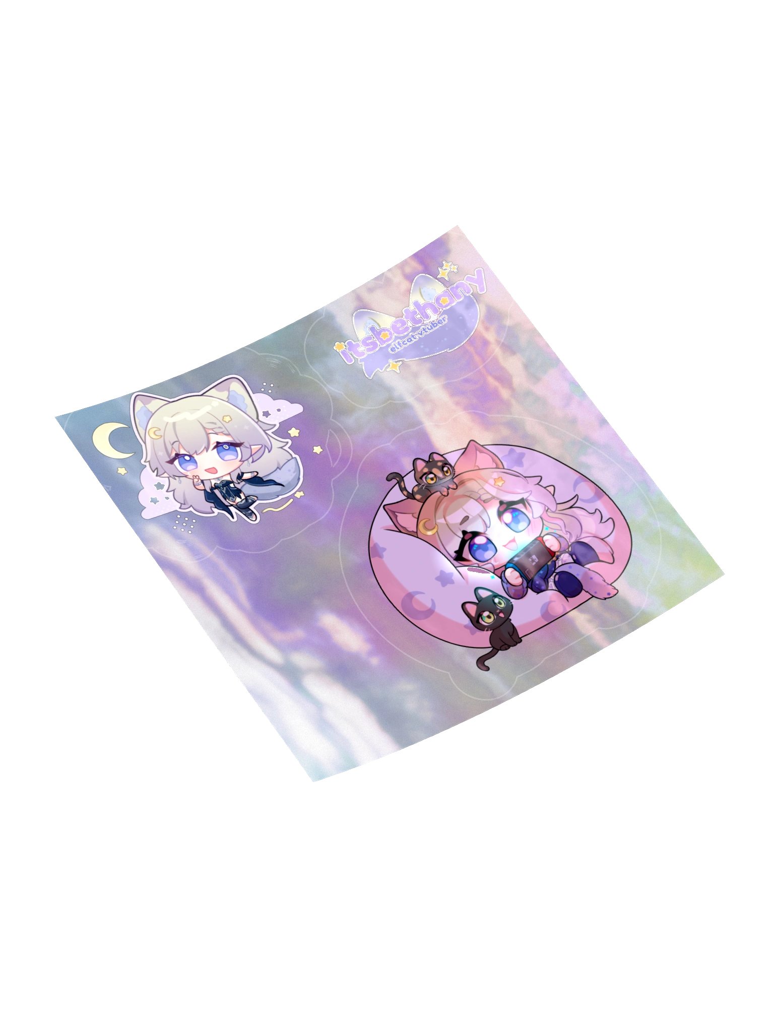 Vtuber Beth Sticker Sheet Holo product image (10)