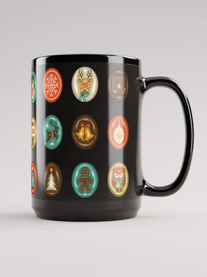 Christmas Charms Black Mug product image (1)