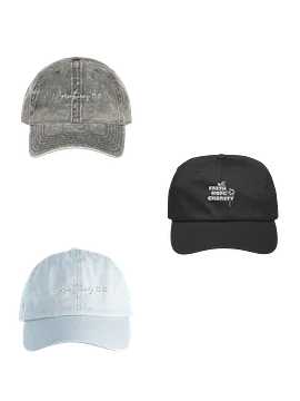 Faith Hope Charity Embroidered Cap Set