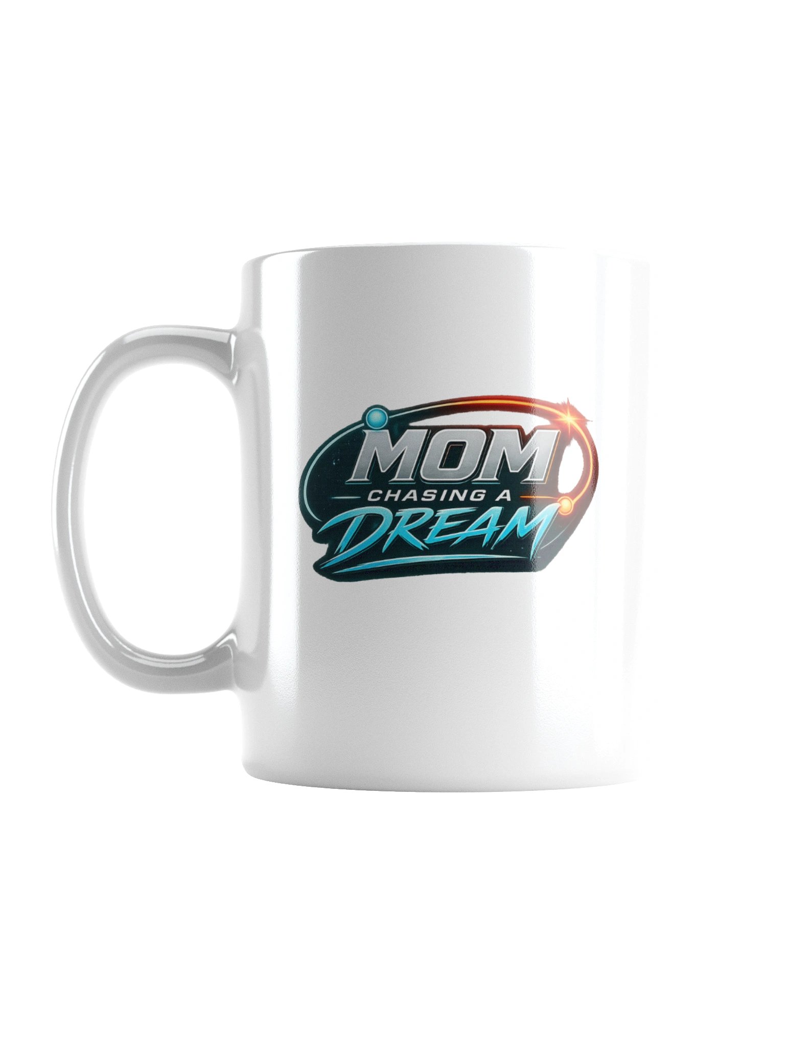 Mom Chasing Mug (White) product image (1)
