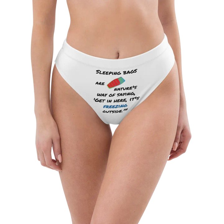 Arctic Dreams Recycled High-Waisted Bikini Bottom product image (2)