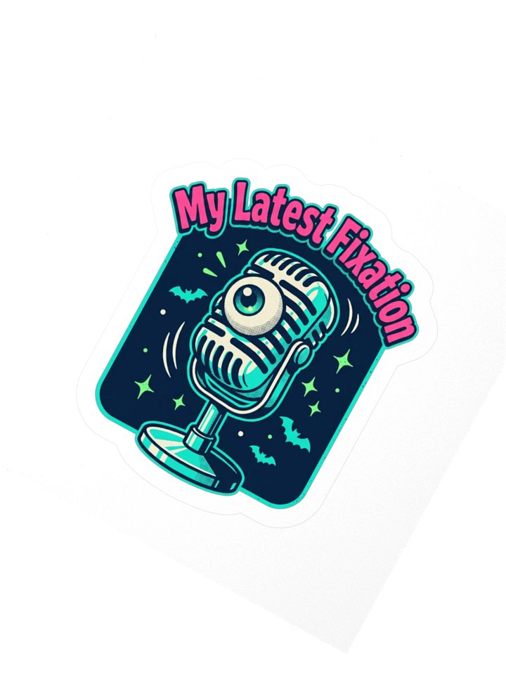 My Latest Fixation Retro Microphone Kiss Cut Sticker product image (4)