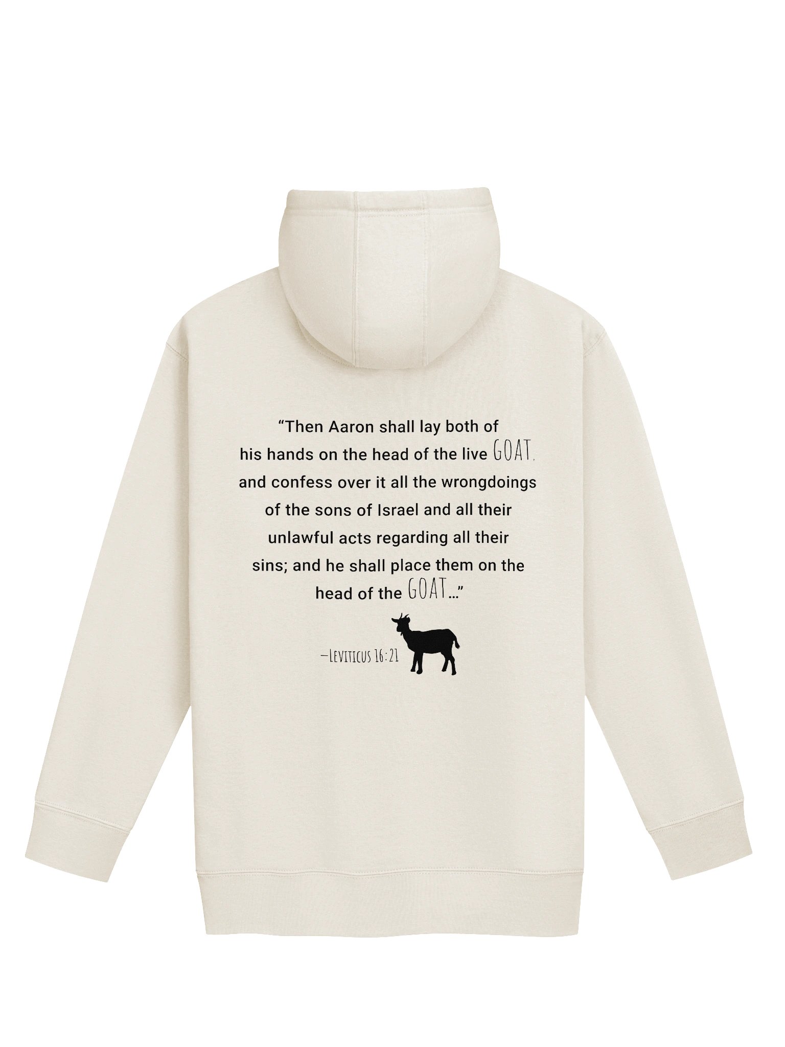 Jesus is the G.O.A.T. Hoodie (Light Colors) product image (9)
