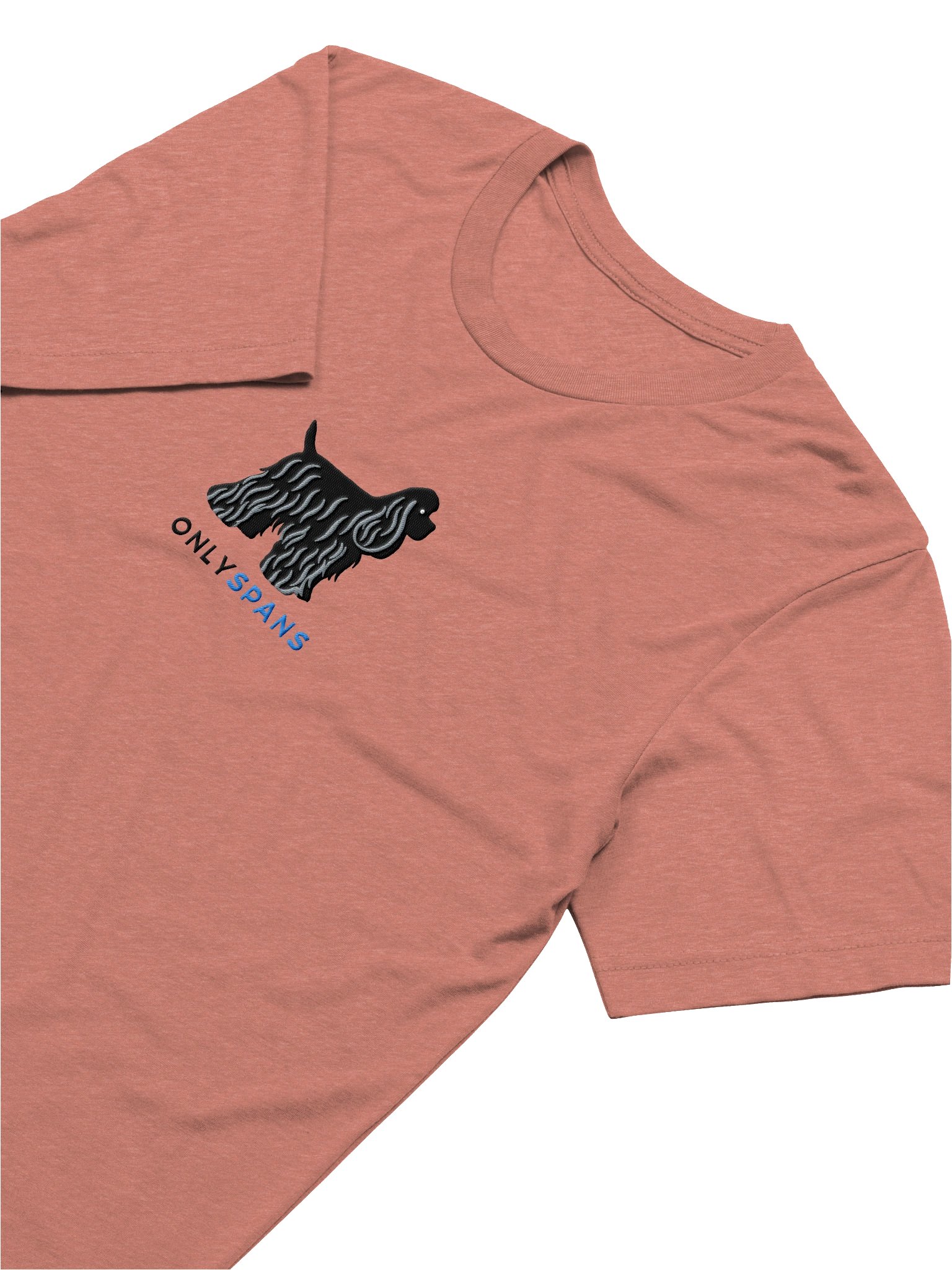 Only Spans T-Shirt(Embroidered) of an American Cocker Spaniel(Black) product image (33)