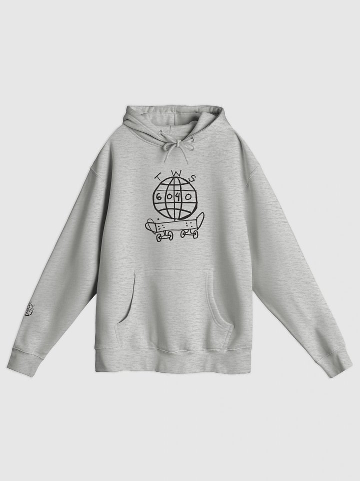 TWS x 6040 Skateboards Hoodie #2 (Black Logo) product image (1)