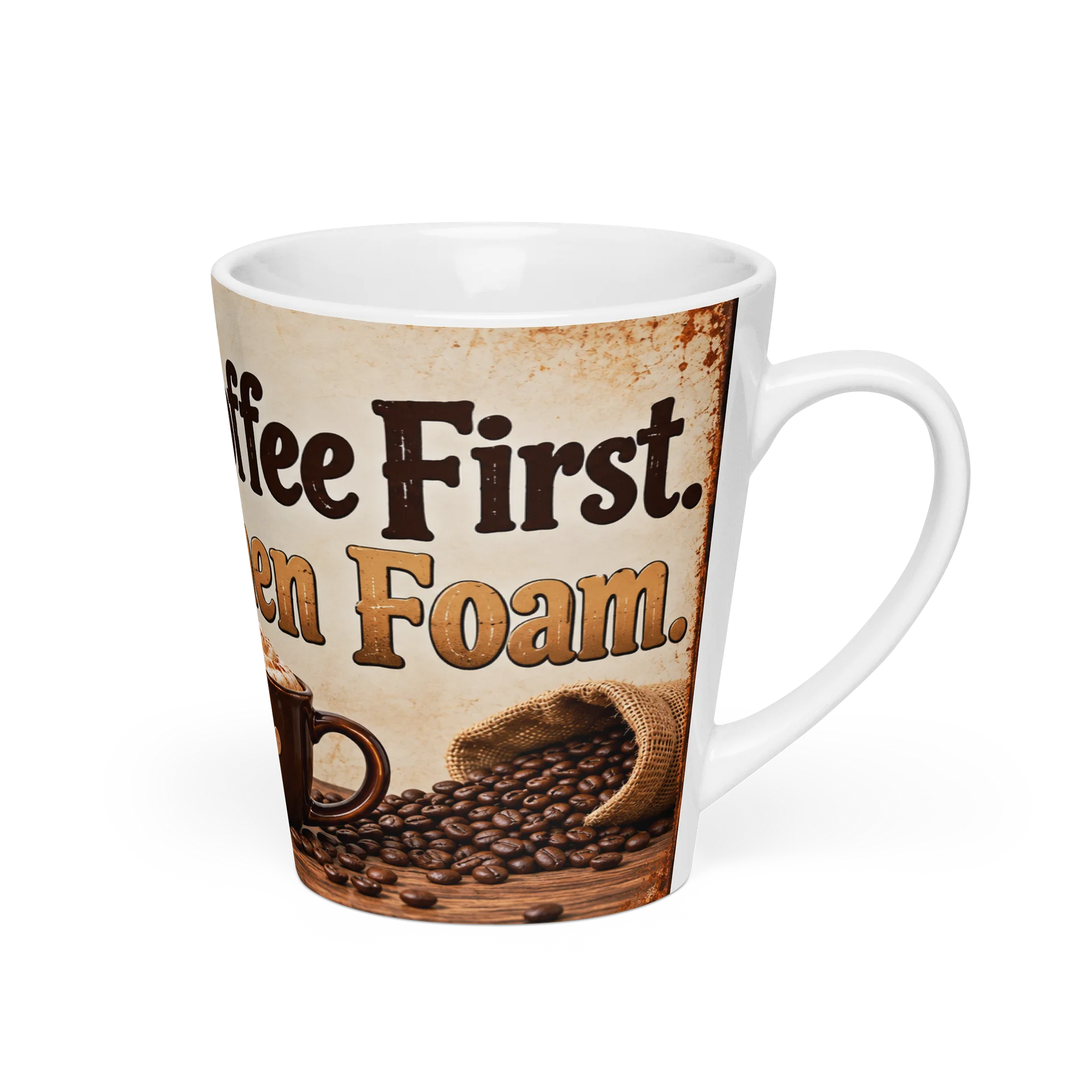 Coffee First. Then Foam. – German Shepherd Coffee Mug product image (2)