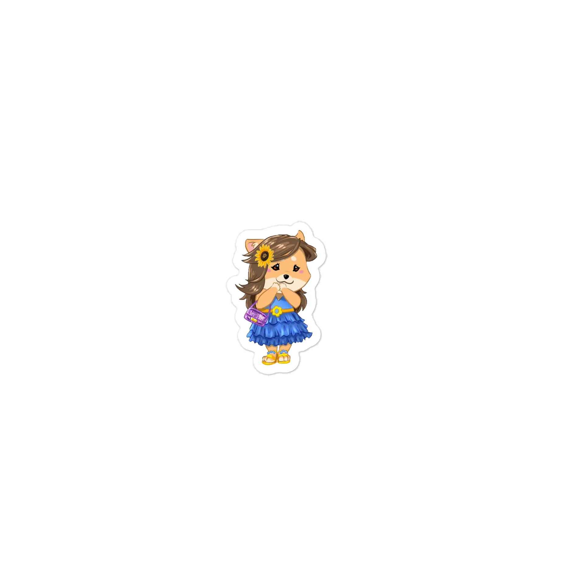 Shy Girl Fella Sticker product image (1)