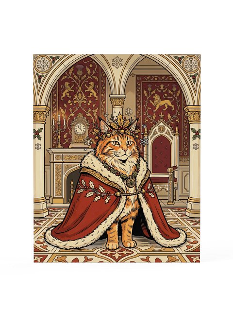Winter King Maine Coon Poster