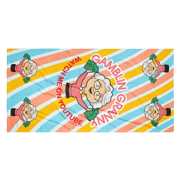 Gamblin Granny Vibrant Beach Towel product image (2)
