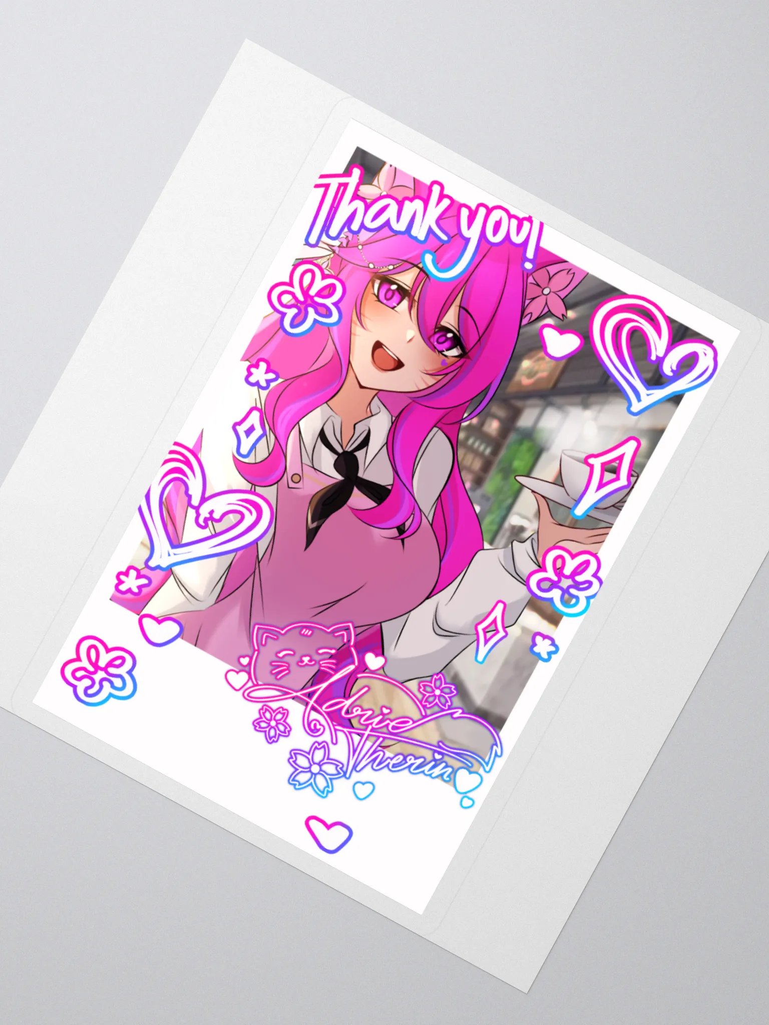 Cafe Photocard Sticker product image (4)