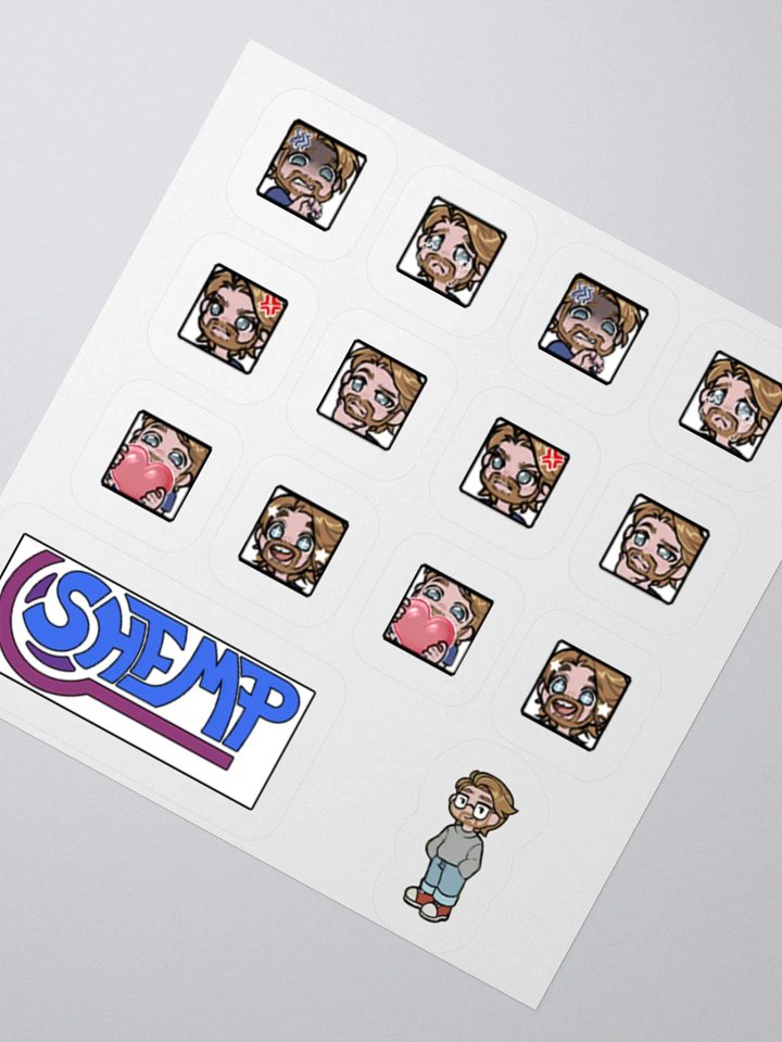 Emote Stickers (Plus 2 Bonus Stickers!) product image (2)