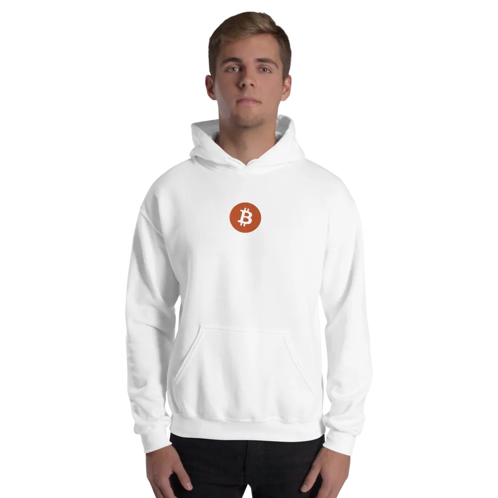 Bitcoin Logo Embroidered Hoodie product image (6)