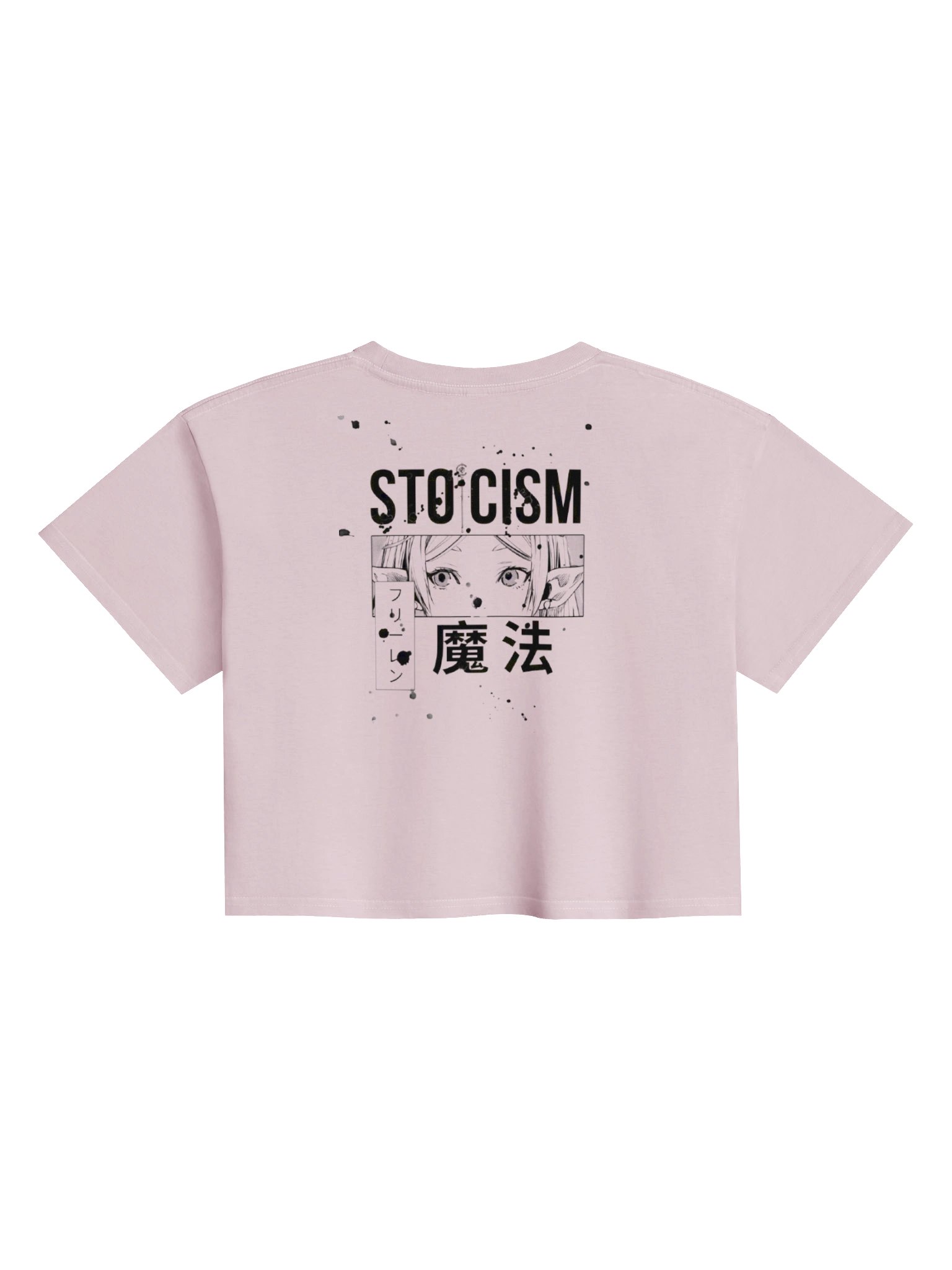 Stoicism – Minimalist Anime Crop Top product image (20)