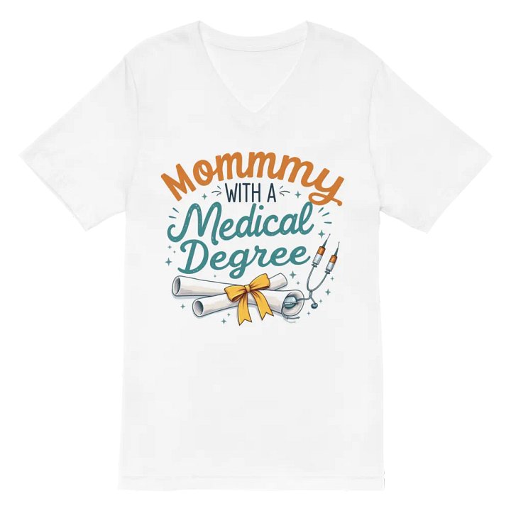 Mommy with a Medical Degree V-Neck Tee product image (6)