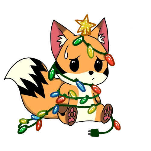 Winter - Lights Sticker product image (1)