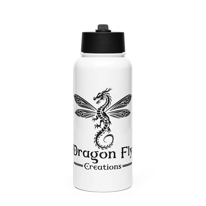 Dragon Fly Creations Water Bottle With Straw product image (1)