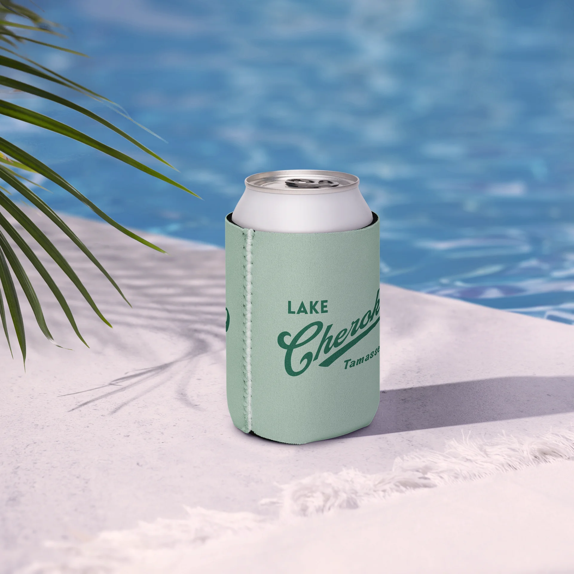 Lake Cherokee Koozie - Green Swoosh product image (7)