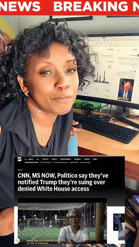 The irony: Trump barred CNN, MS NOW and Politico because he disliked their coverage—then CNN’s scheduled turn providing TV-po...
