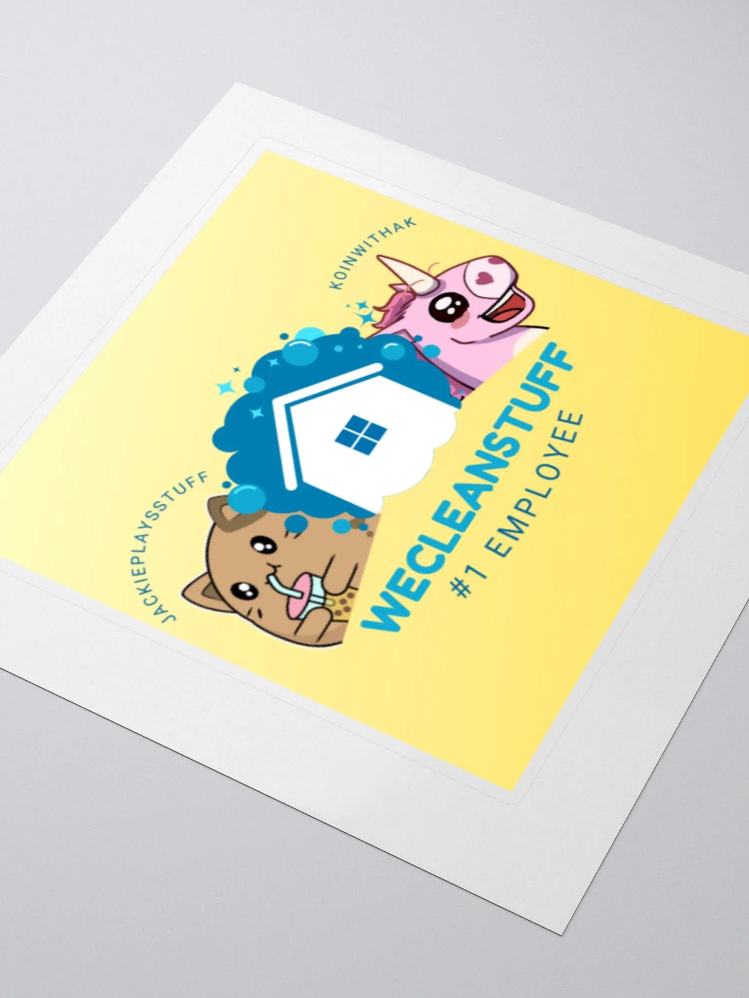 We Clean Stuff Sticker product image (3)