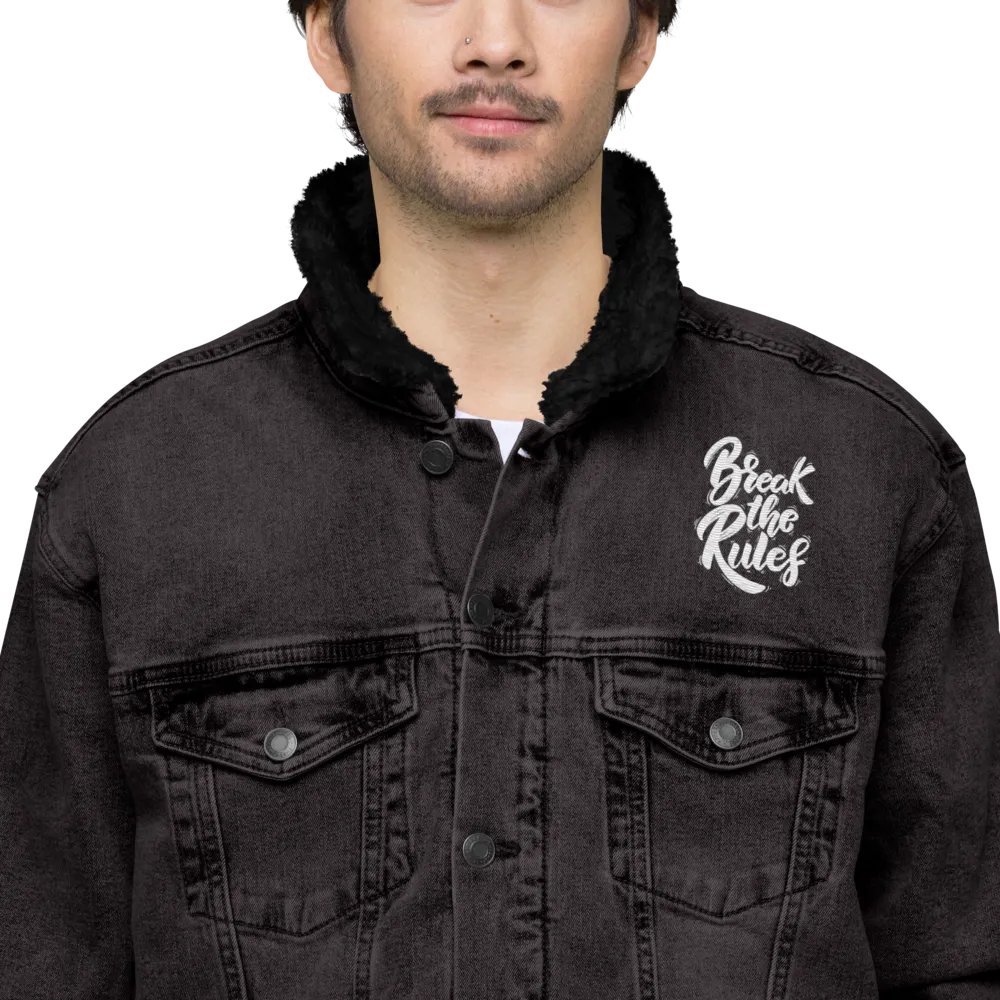 BREAK - Cosmic Symbol Unisex Denim Jacket product image (1)
