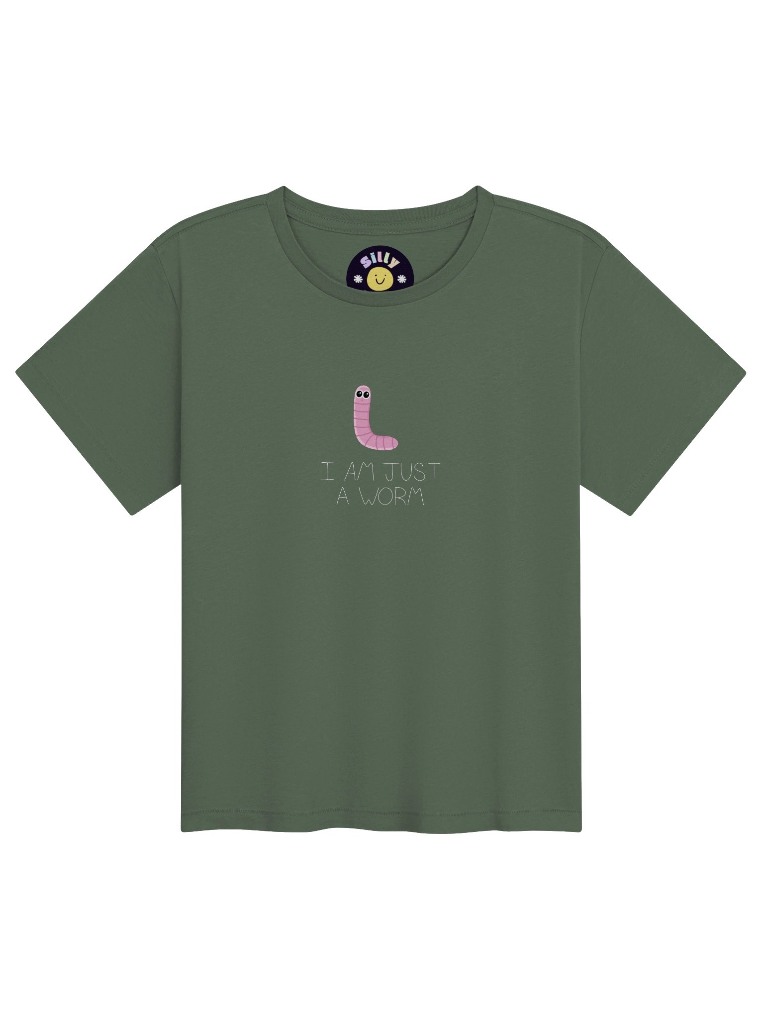 I'm Just a Worm - High-Waist Tee product image (9)