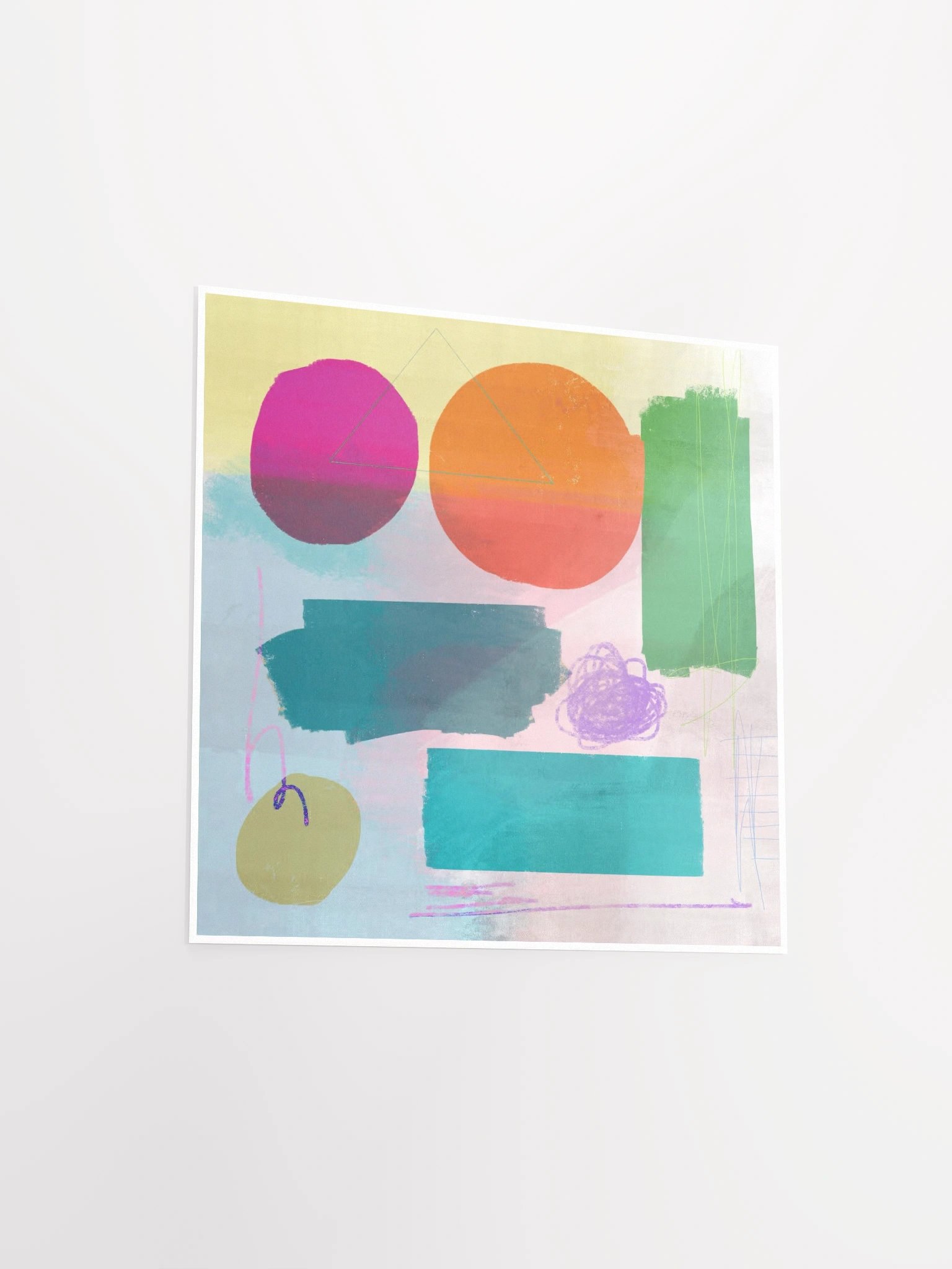 Playful Abstract Art Poster Print product image (3)