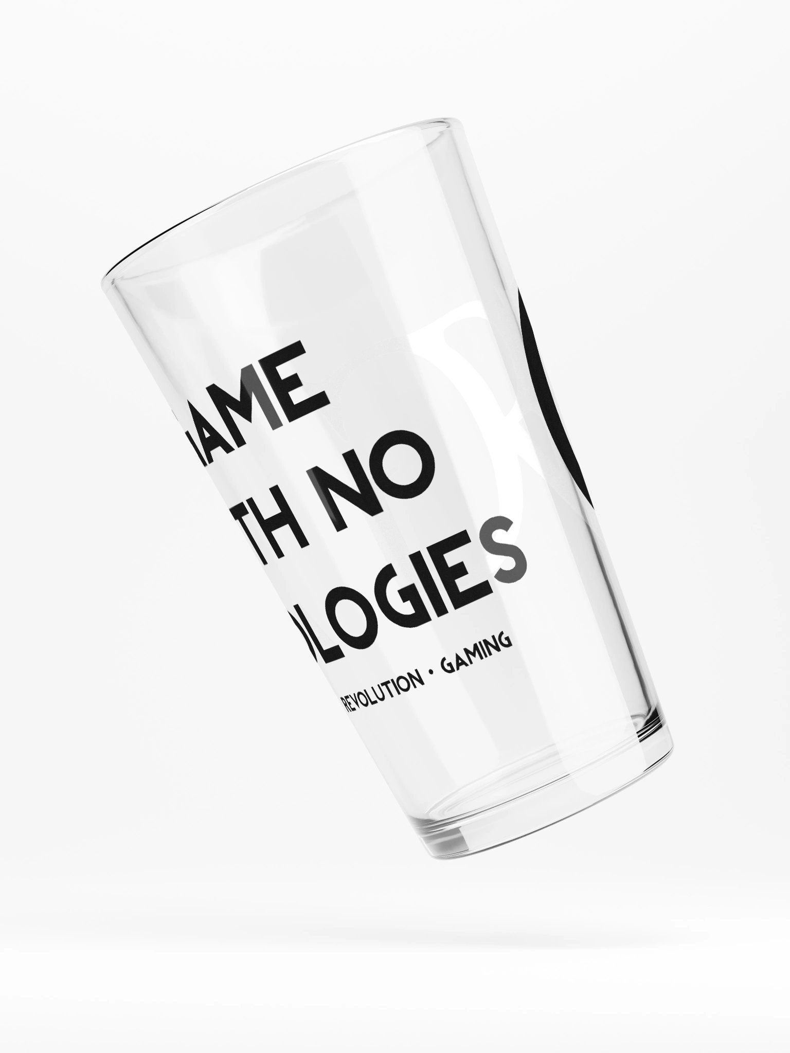 GRG Motto Pint Glass - Black product image (4)