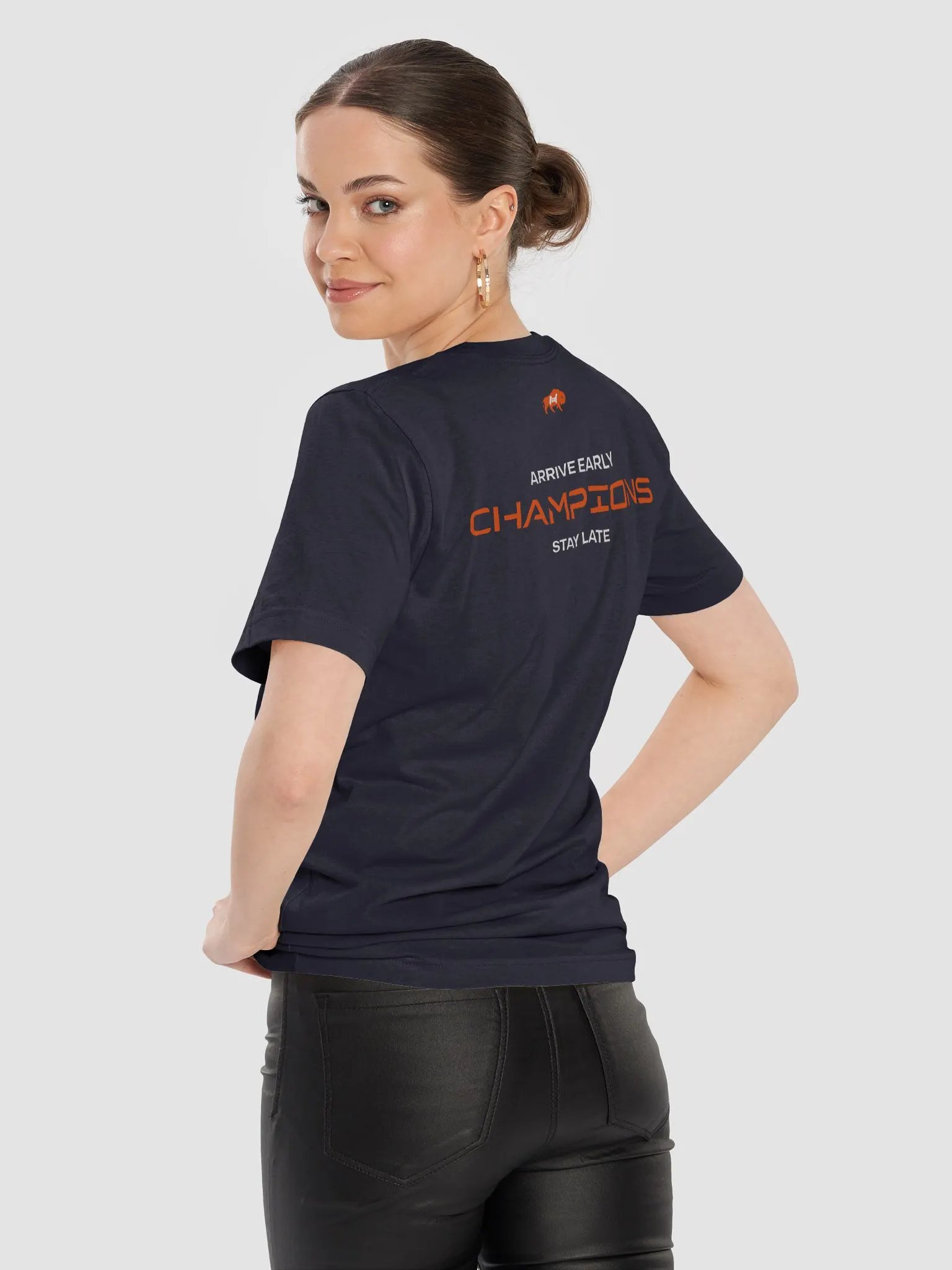 Arrive Early, Stay Late Tee product image (79)