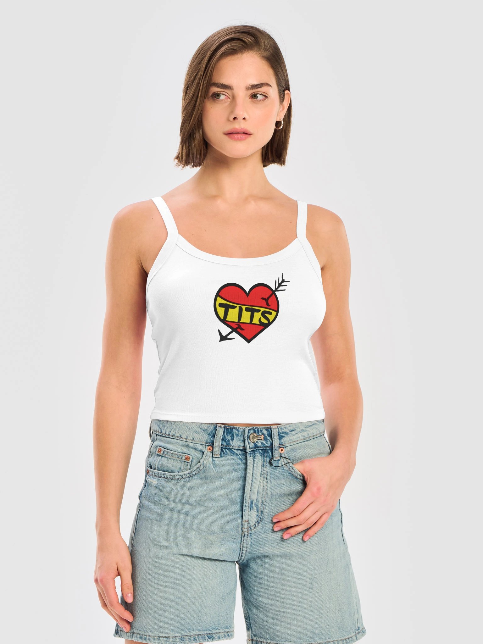 TITS SHOW GIRL Micro-Rib Tank product image (1)