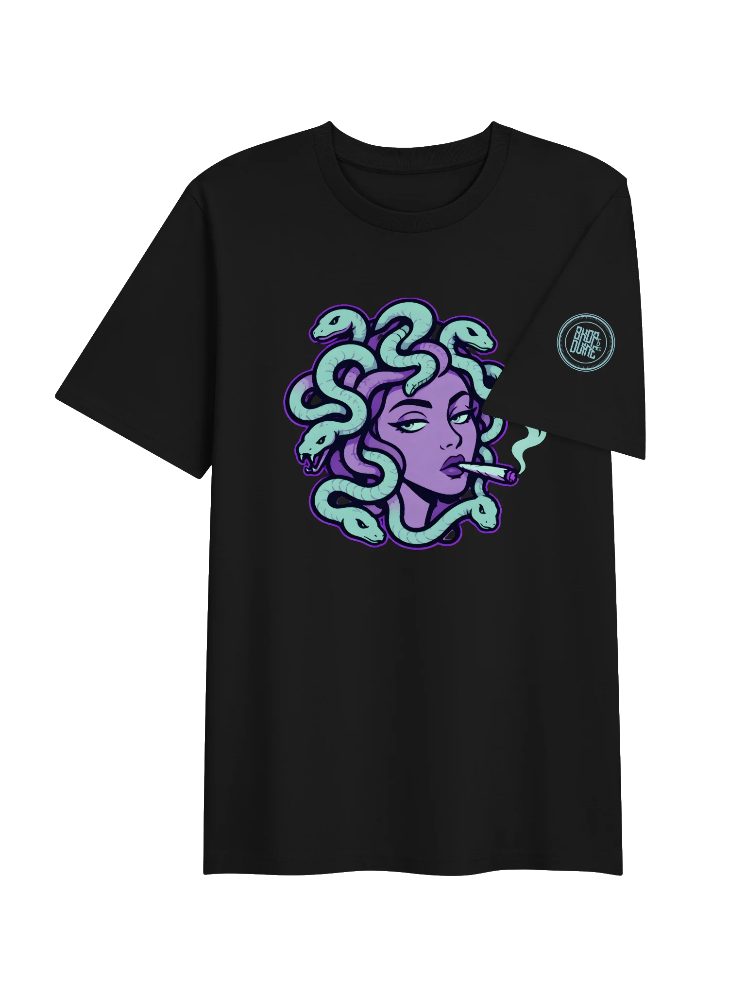 Medusa Smoke Graphic Tee (Organic ribbed neck T-Shirt) product image (4)