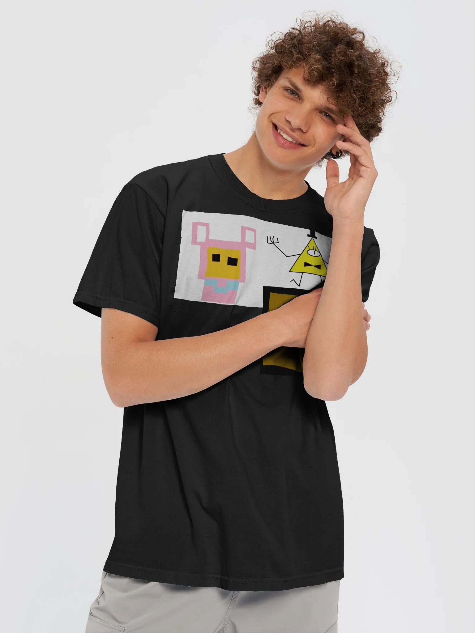 8 bit TedVed with bill cipher and minecraft chest product image (5)