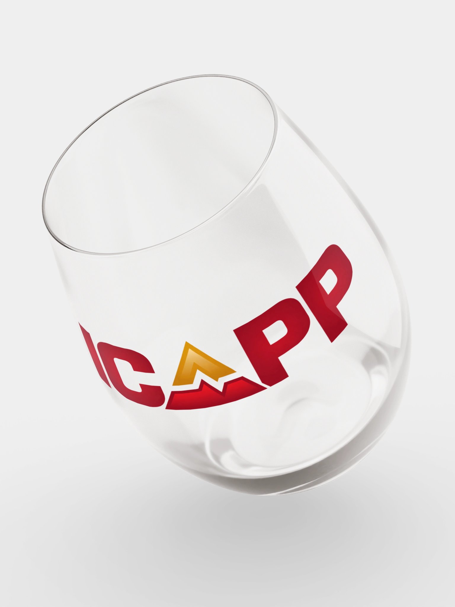 ICAPP Logo Stemless Wine Glass product image (4)