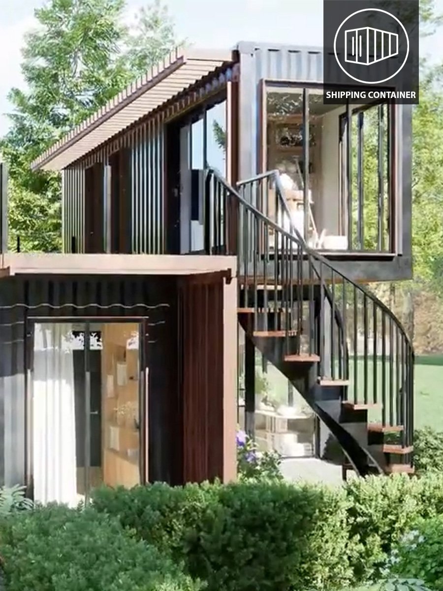 Shipping Container House 07 - Drawings\Blueprints CAD + PDF - Metric & Imperial product image (1)