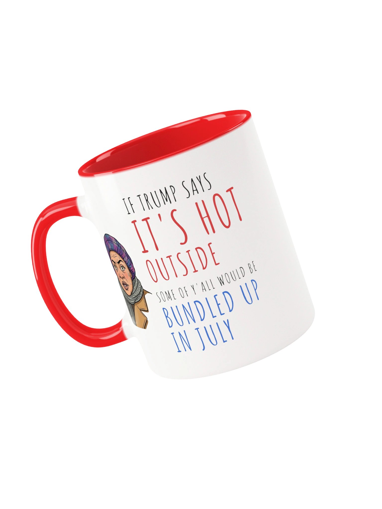 The Weather Girl Mug - Red Handle product image (3)