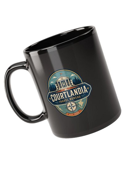 Courtlandia Travel Bureau Coffee Mug