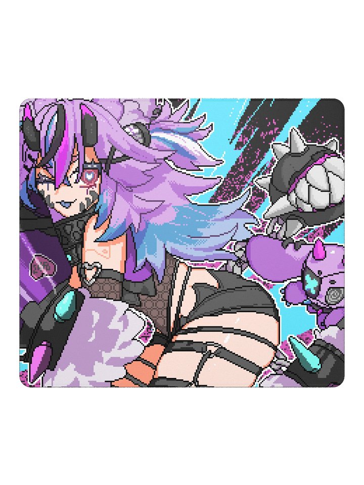 Cyberpunk Pixel Art Gaming Mouse Pad product image (2)
