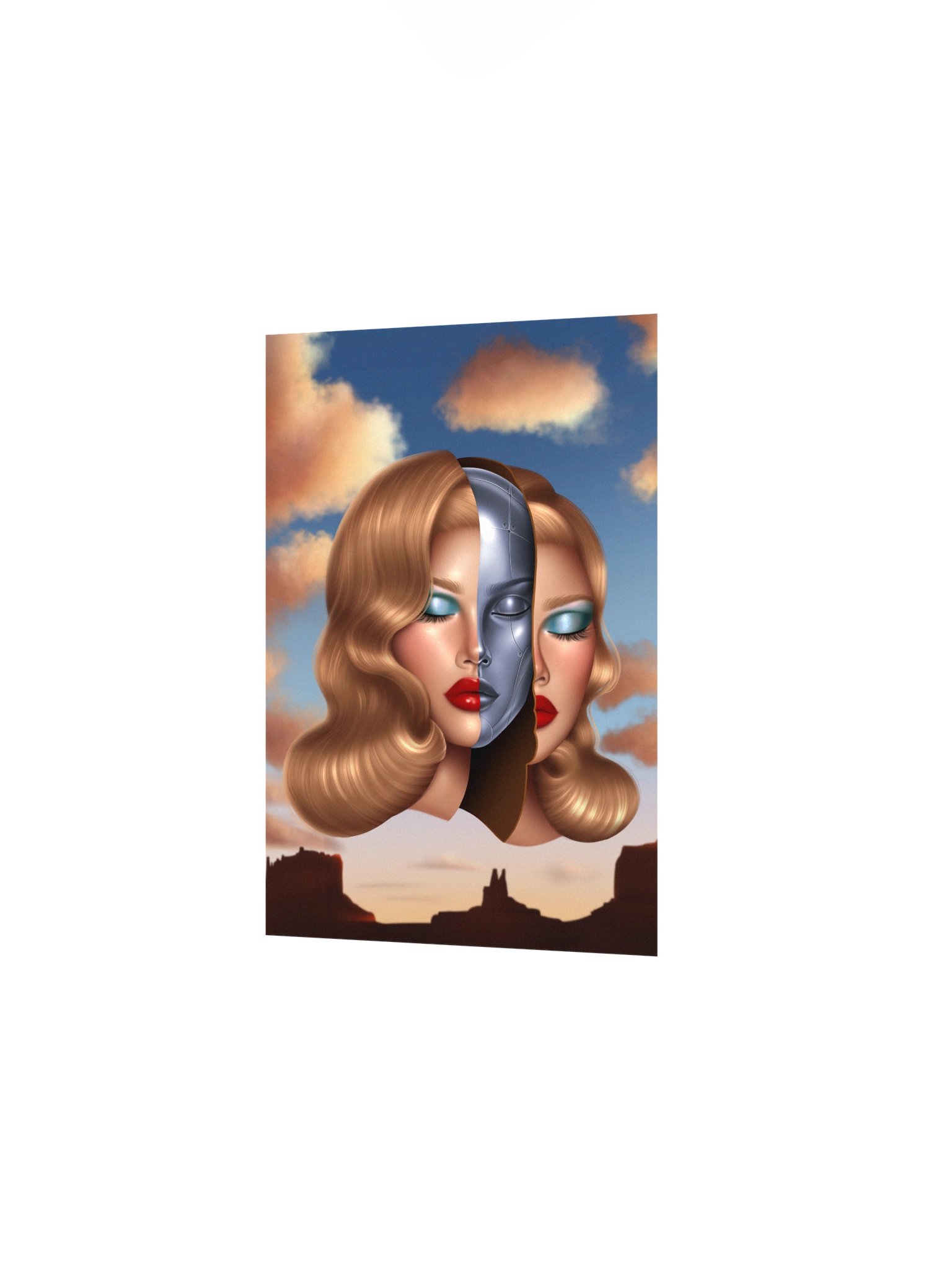 Artificial Muse Print — Borderless product image (3)
