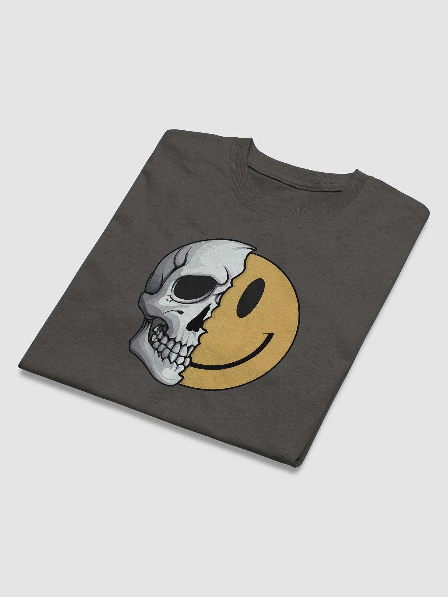 Two-Faced Smiley Heavyweight T-shirt product image (4)