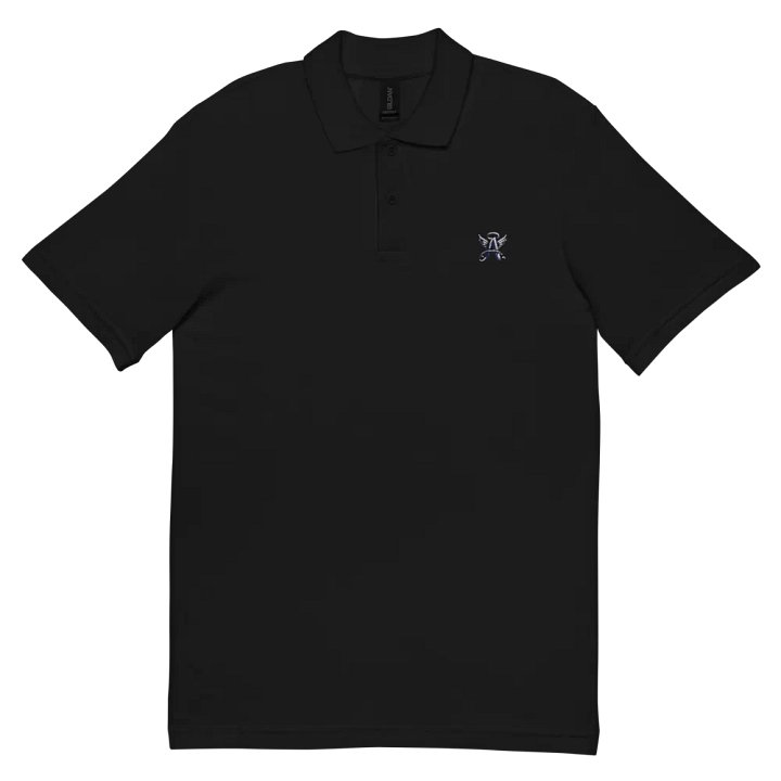 Angelic Emblem Blue Wings Polo Shirt product image (2)