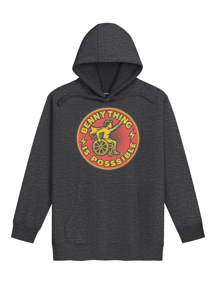BENNYTHING Is Possible Red Logo Premium Hoodie [Unisex] product image (12)