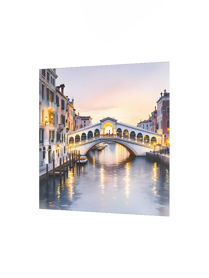 Rialto - Venice -Sunset Serenity Bridge Poster product image (5)