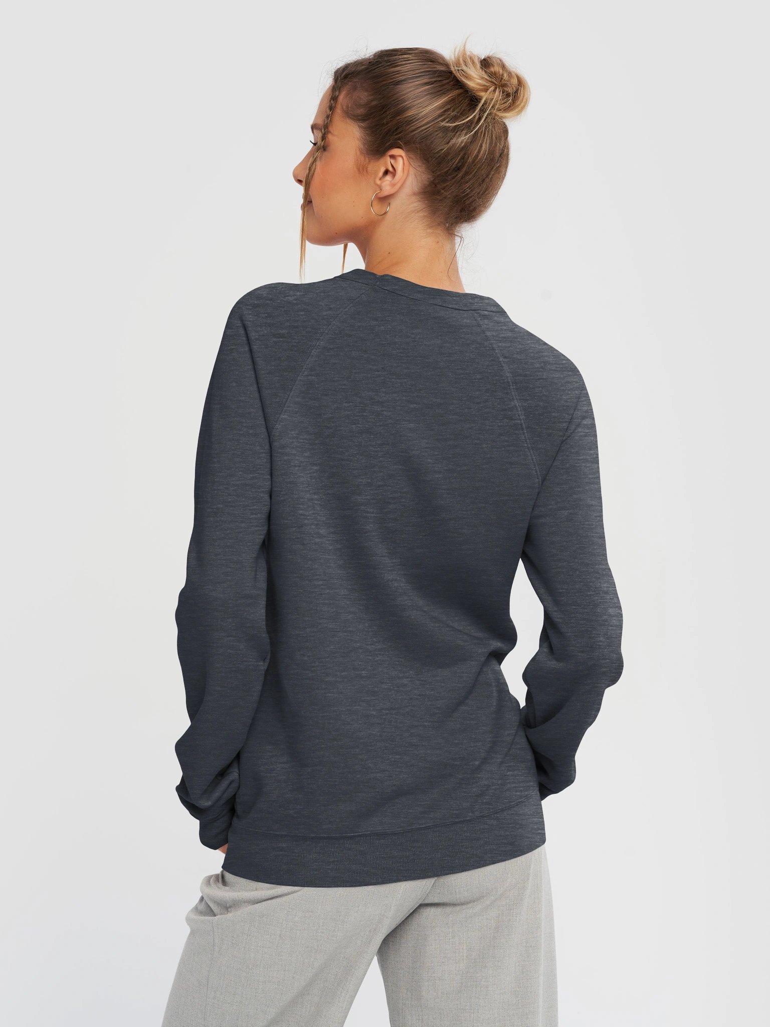 Wear Your Vibe Raglan Sweatshirt Heather product image (6)