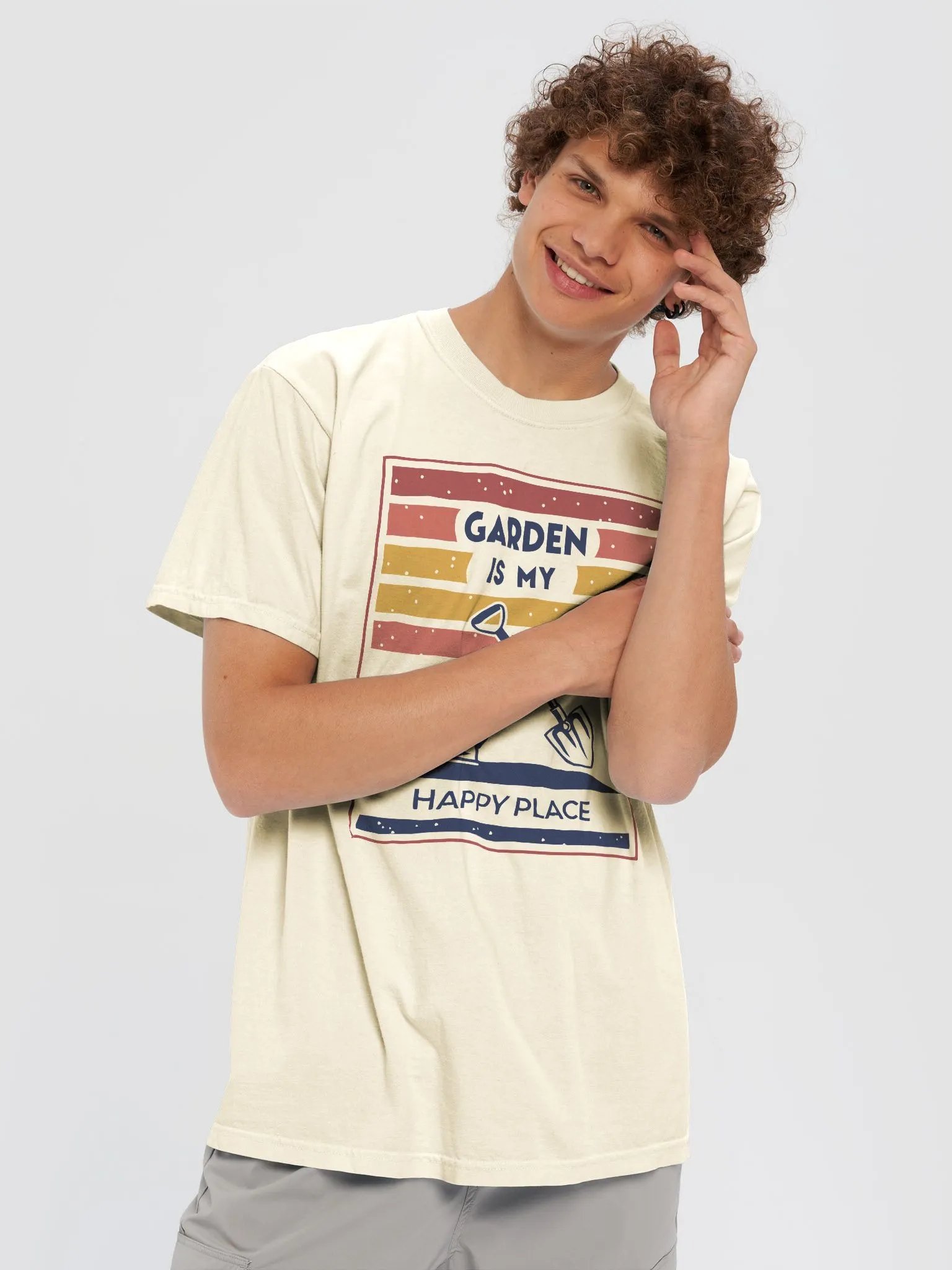 Garden is My Happy Place Vintage Garden Tee product image (4)