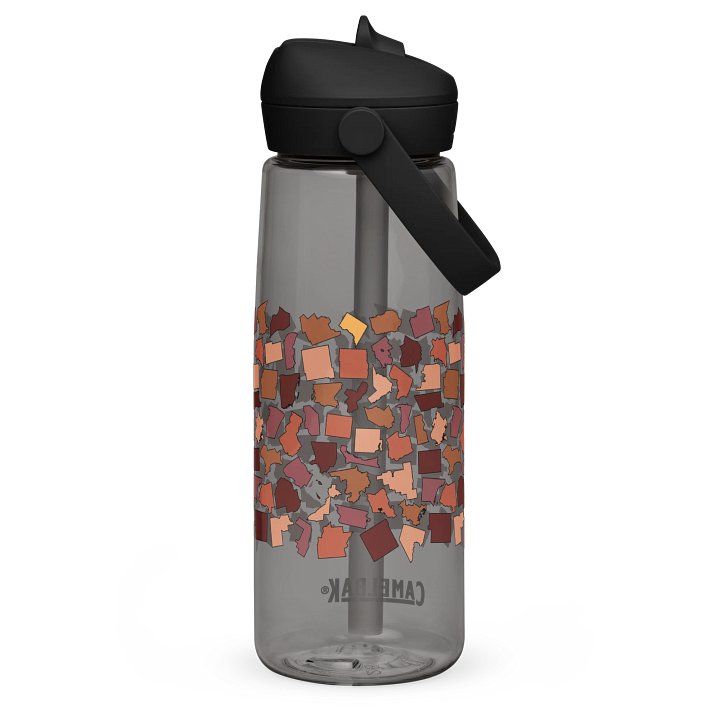 County Print Waterbottle (Warm Colors) product image (13)