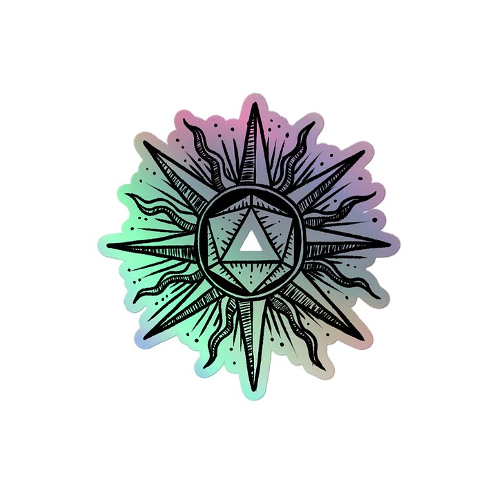 Compass Dice - Holo Sticker product image (2)